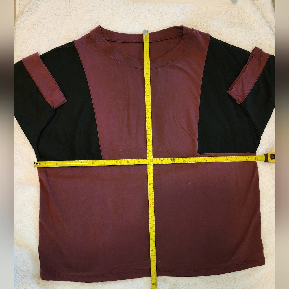 Born Primitive Boxy Cropped Shirt with Mesh Sleeves